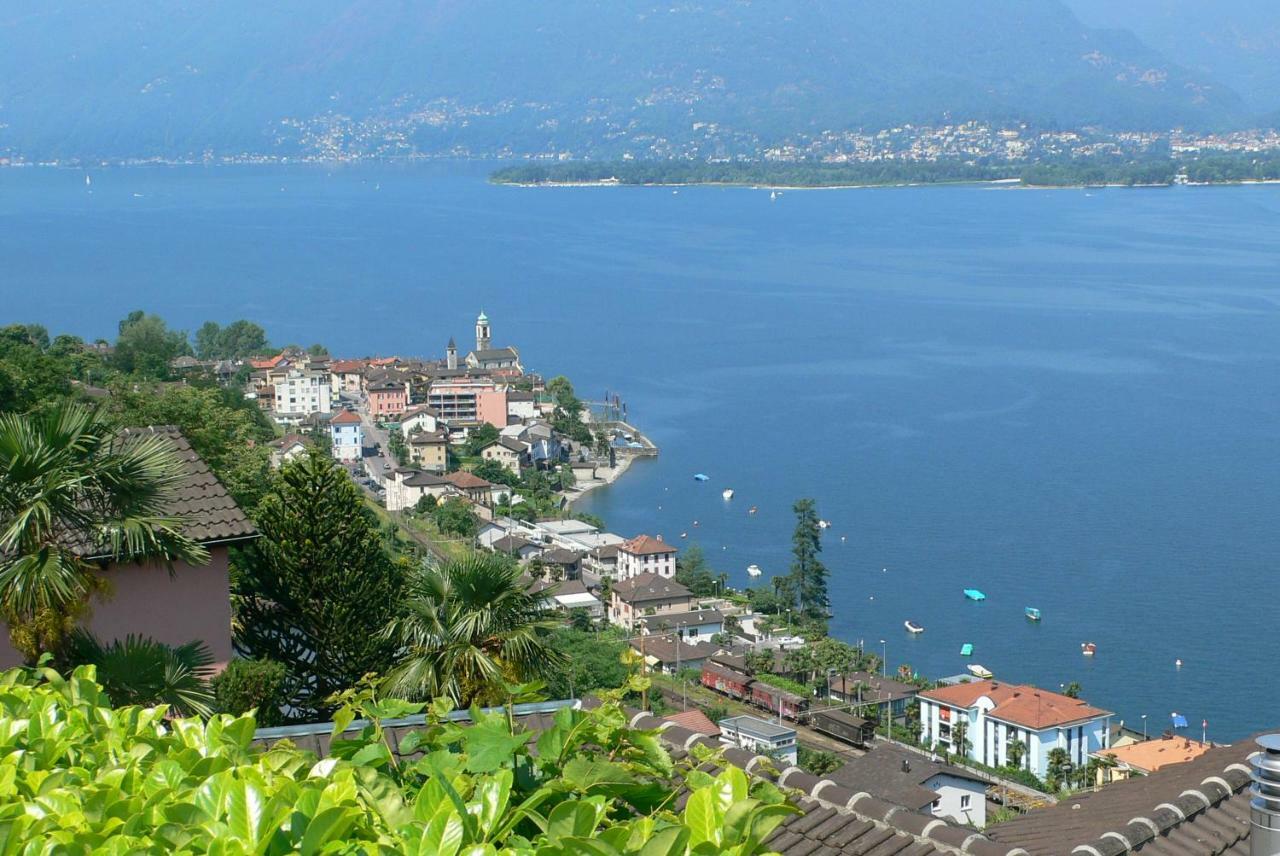 Appartamento Casa Petra 1 1/2 Zi, Orgnana 83 Gambarogno Esterno foto